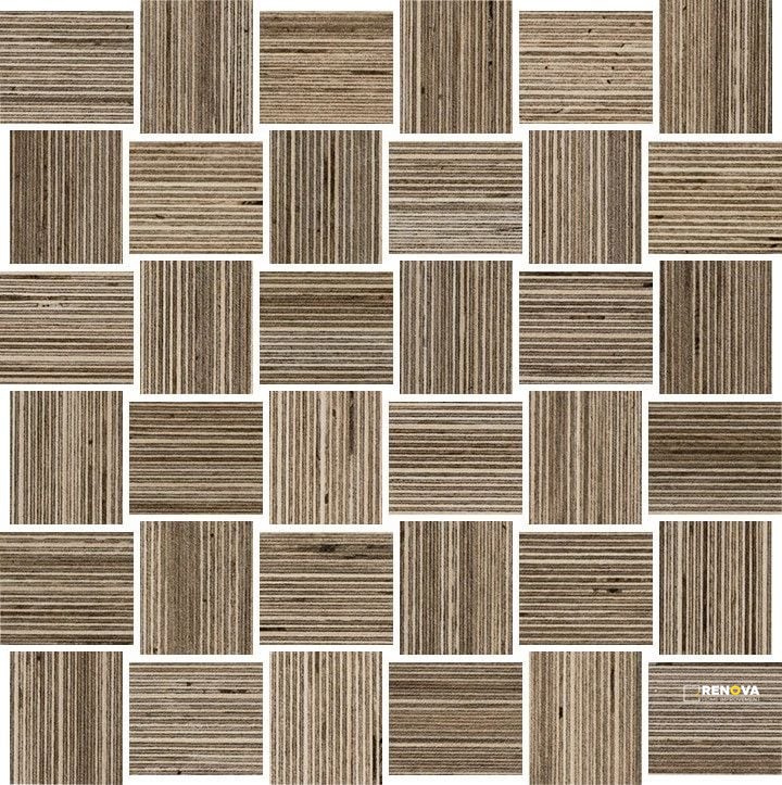 SHIBUSA BASKETWEAVE MOSAIC 2" X 2" - 3
