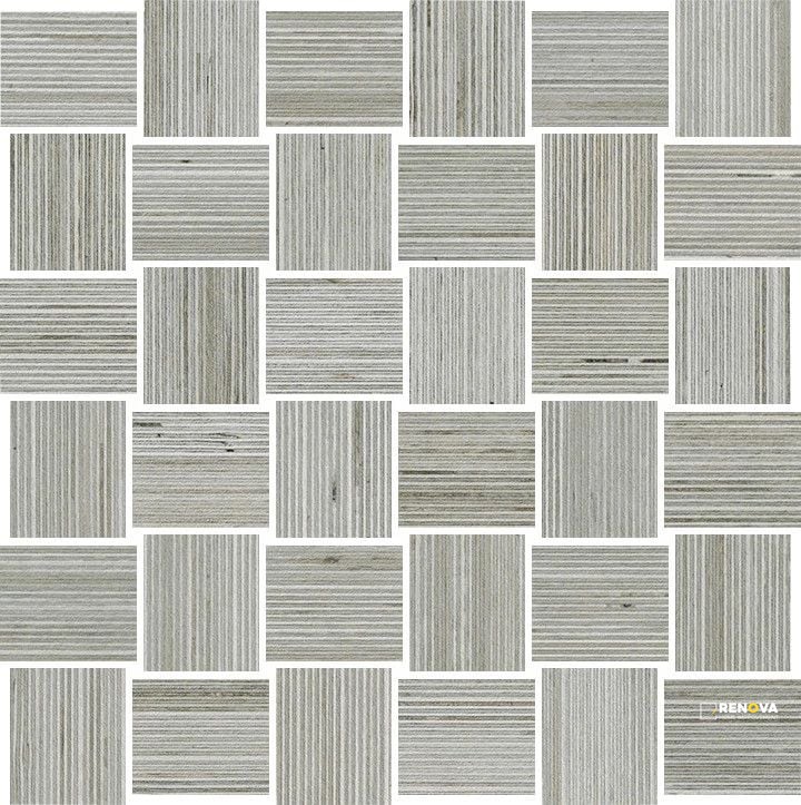 SHIBUSA BASKETWEAVE MOSAIC 2" X 2" - 4