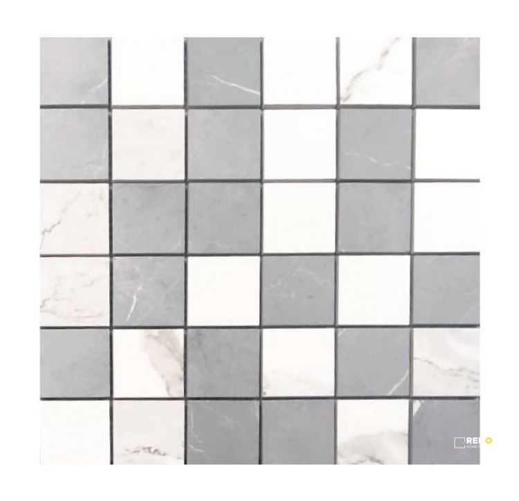 PRESTIGIO STATUARIO-IMPERO MIX SOFT MOSAIC 12" X 12" - 2