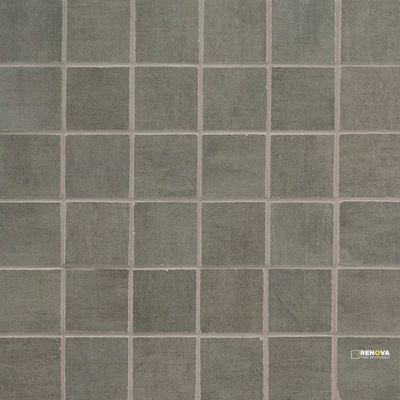 GRIDSCALE CONCRETE 2X2 MOSAIC MATTE ( 8 SF PER BOX ) - 2