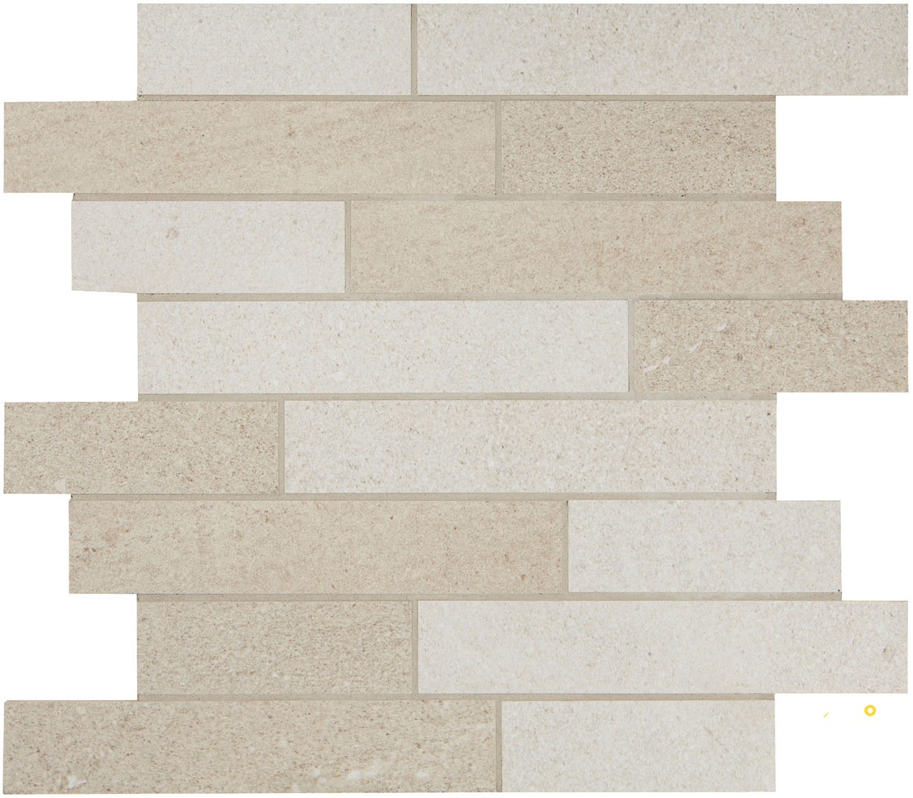 PIETRA ITALIA STACK MOSAIC BEIGE/WHITE - 2