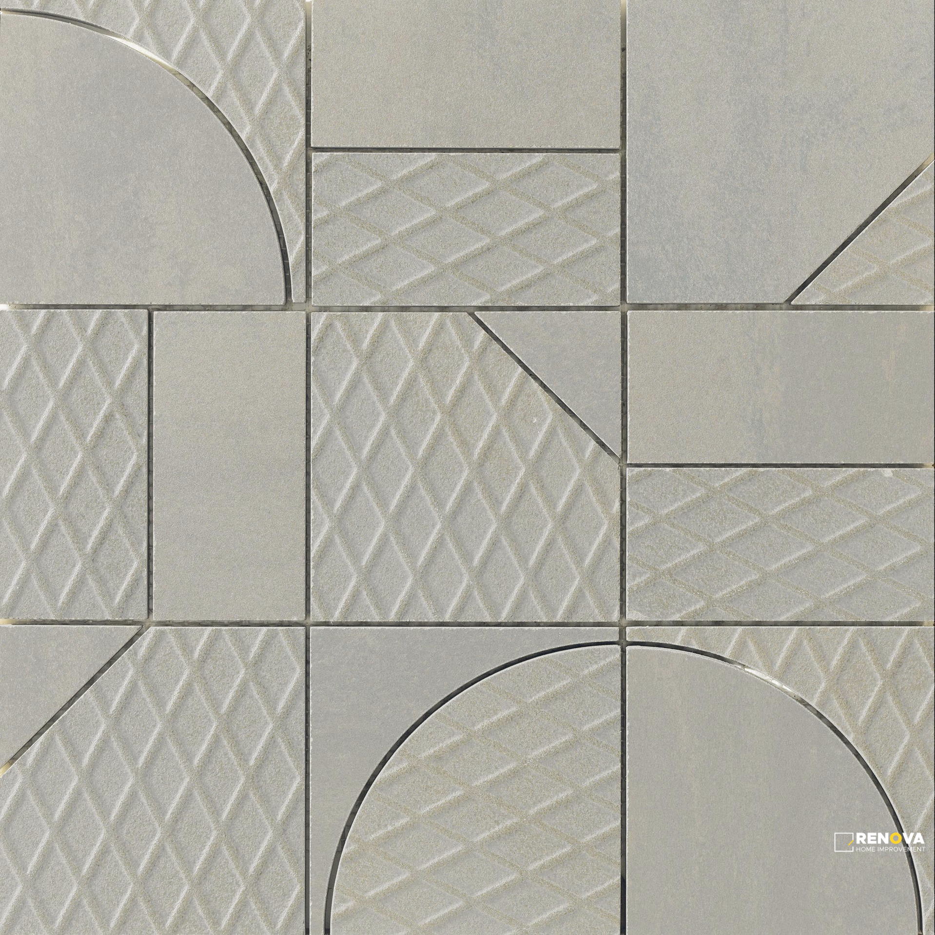 IRONWORX GEOMETRIC MOSAIC 12X12 - 3