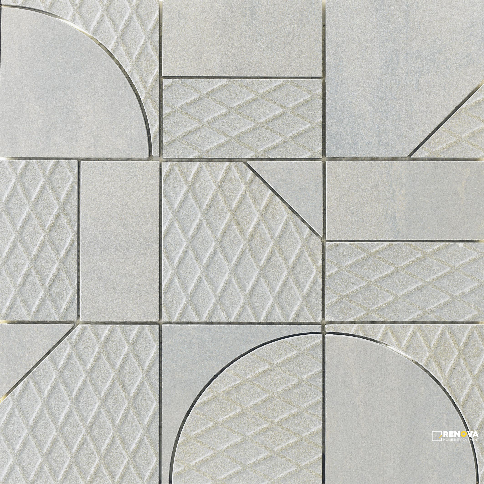 IRONWORX GEOMETRIC MOSAIC 12X12 - 4