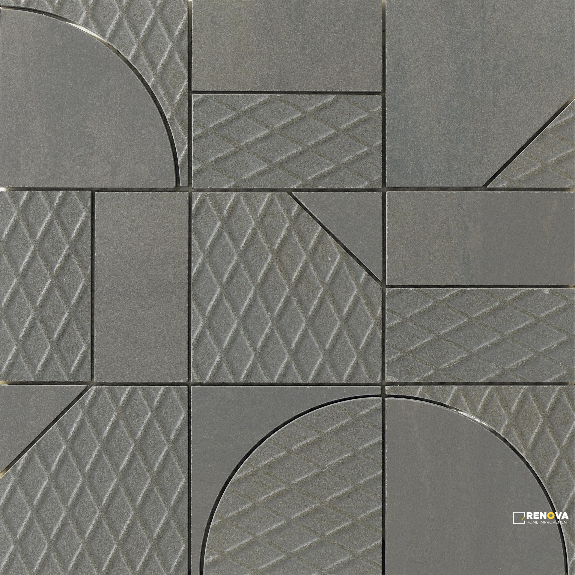 IRONWORX GEOMETRIC MOSAIC 12X12 - 5