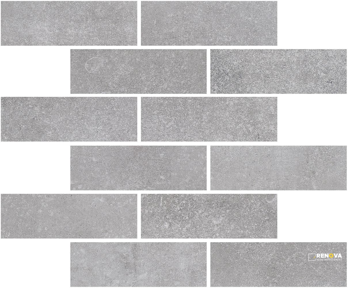 PORTOBELLO BELGIQUE SKY 2X6 STAGGERED MOSAIC MATTE .92 SF/SHT - 2