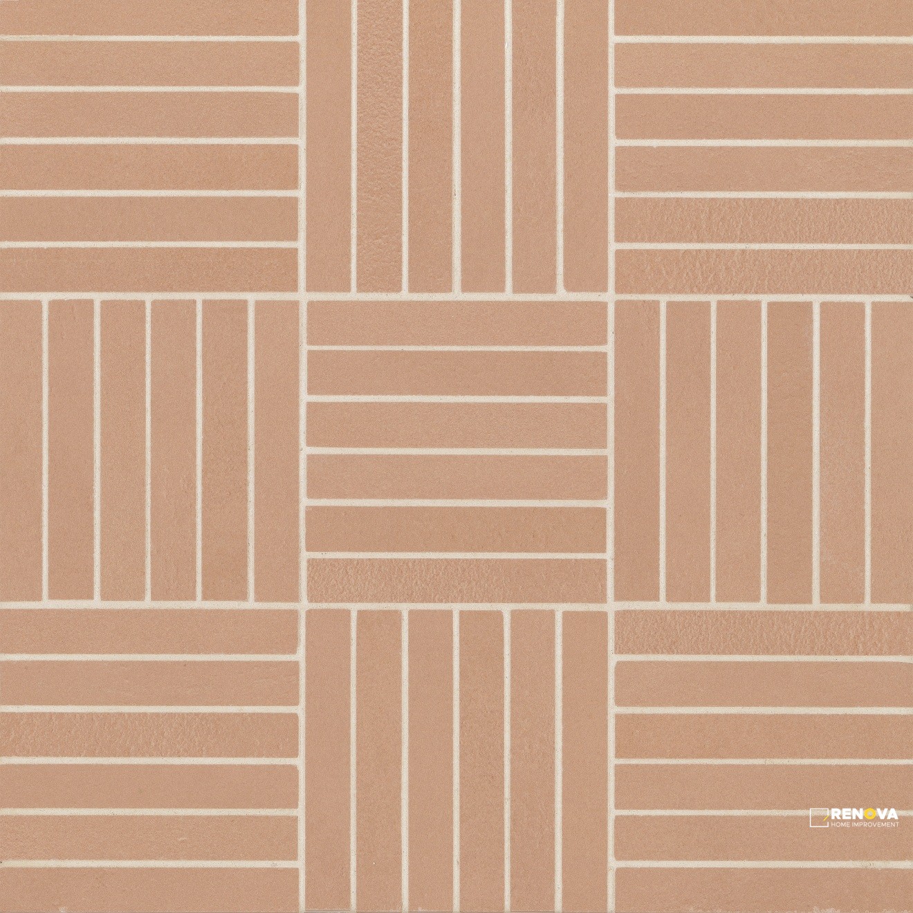 SAHARA MATTE CROSSHATCH MOSAIC 5/8" X 4"