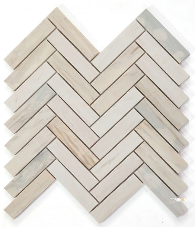 HERRINGBONE EURASIAN MOSAIC 11.25" X 11.25" - 3