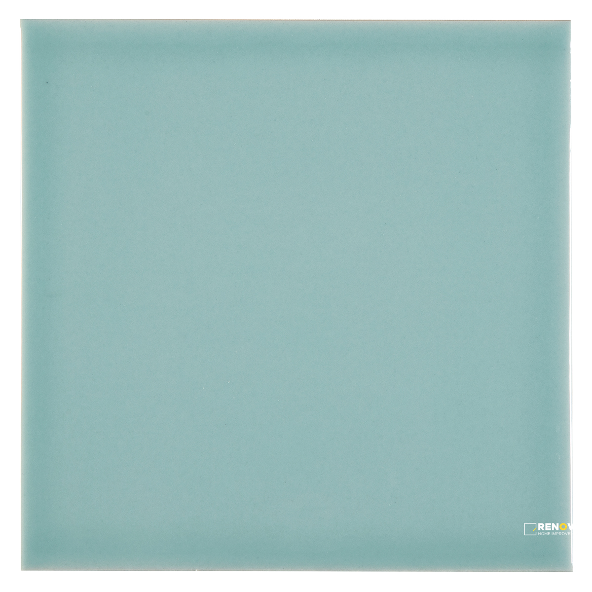 CROSSVILLE CURSIVE SOFT TEAL 6X6 FIELD GLOSS - 4
