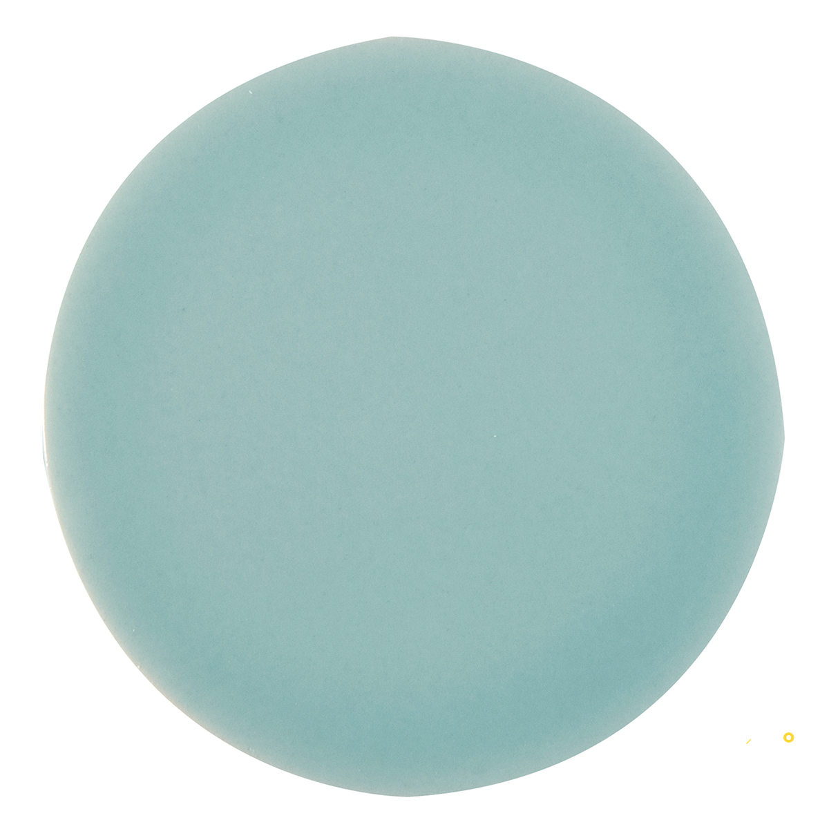 CROSSVILLE CURSIVE SOFT TEAL 4X4 CIRCLE GLOSS