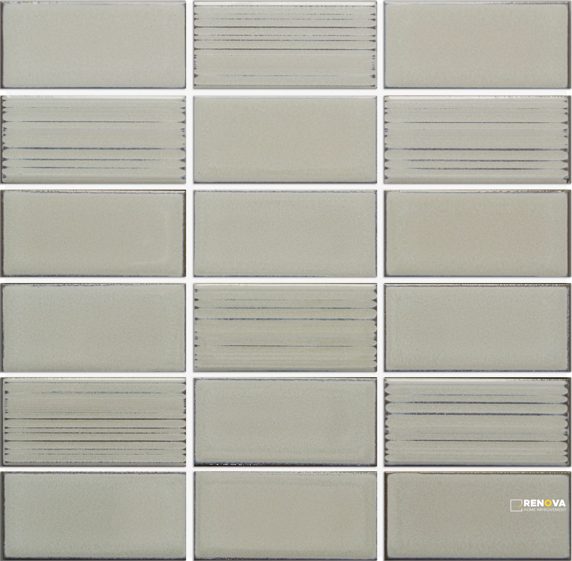 NAGARA GLOSSY STACKED MOSAIC 11X11 - 4