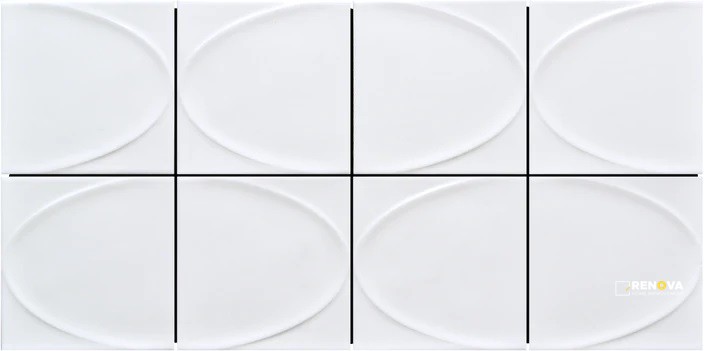 MIZU GLOSSY ELLIPSE MOSAIC 8X16 - 8