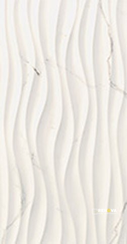 PRECIOUS HDP GLOSSY FIELD TILE DECO CURL 14" X 27" - 4