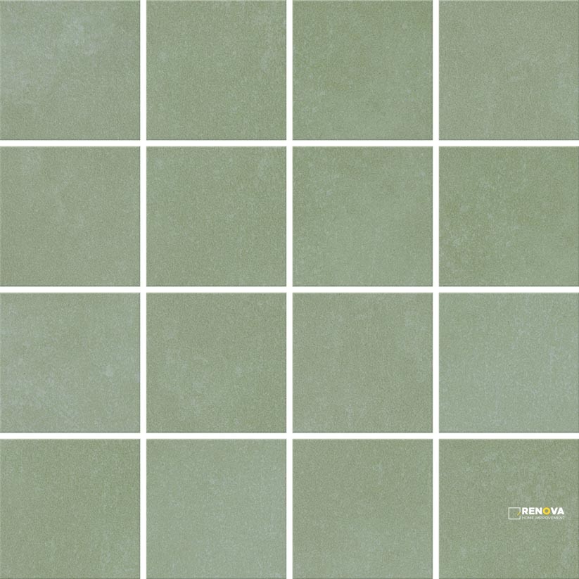 CROSSVILLE COLOR BLOX 2.0 SPRING SAGE 3X3 MOSAIC UNPOLISHED - 2