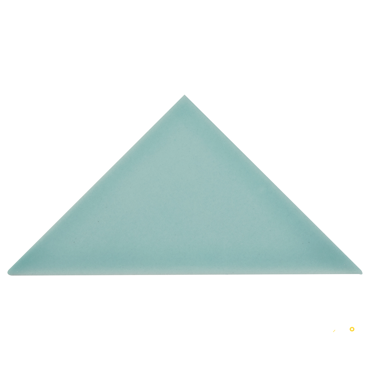CROSSVILLE CURSIVE SOFT TEAL 6X6 TRIANGLE FIELD GLOSS - 4