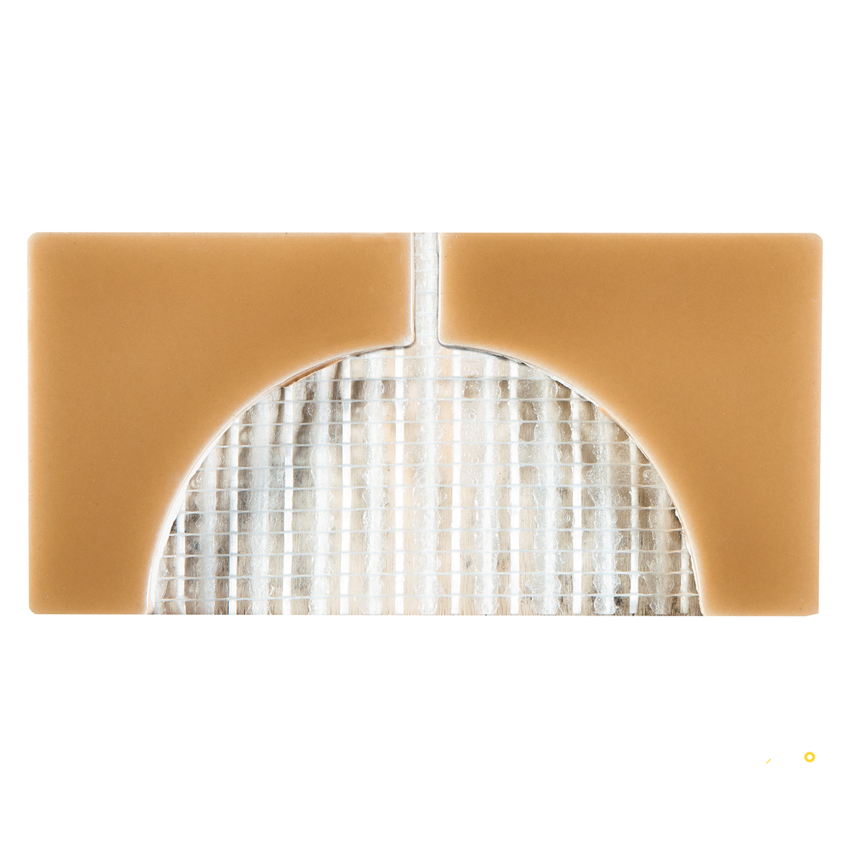 CROSSVILLE CURSIVE GOLDENROD 3X6 2 CORNER MOSAIC GLOSS - 4