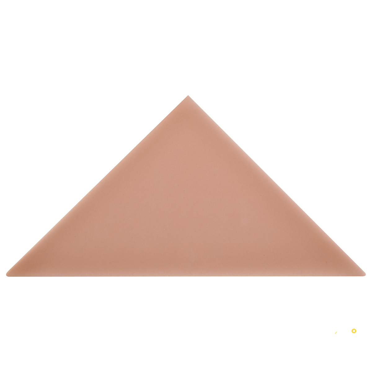 CROSSVILLE CURSIVE ROSE GOLD 6X6 TRIANGLE FIELD GLOSS