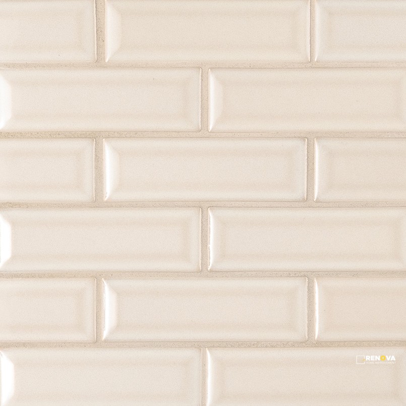 ANTIQUE WHITE BEVELED 2X6 - 7