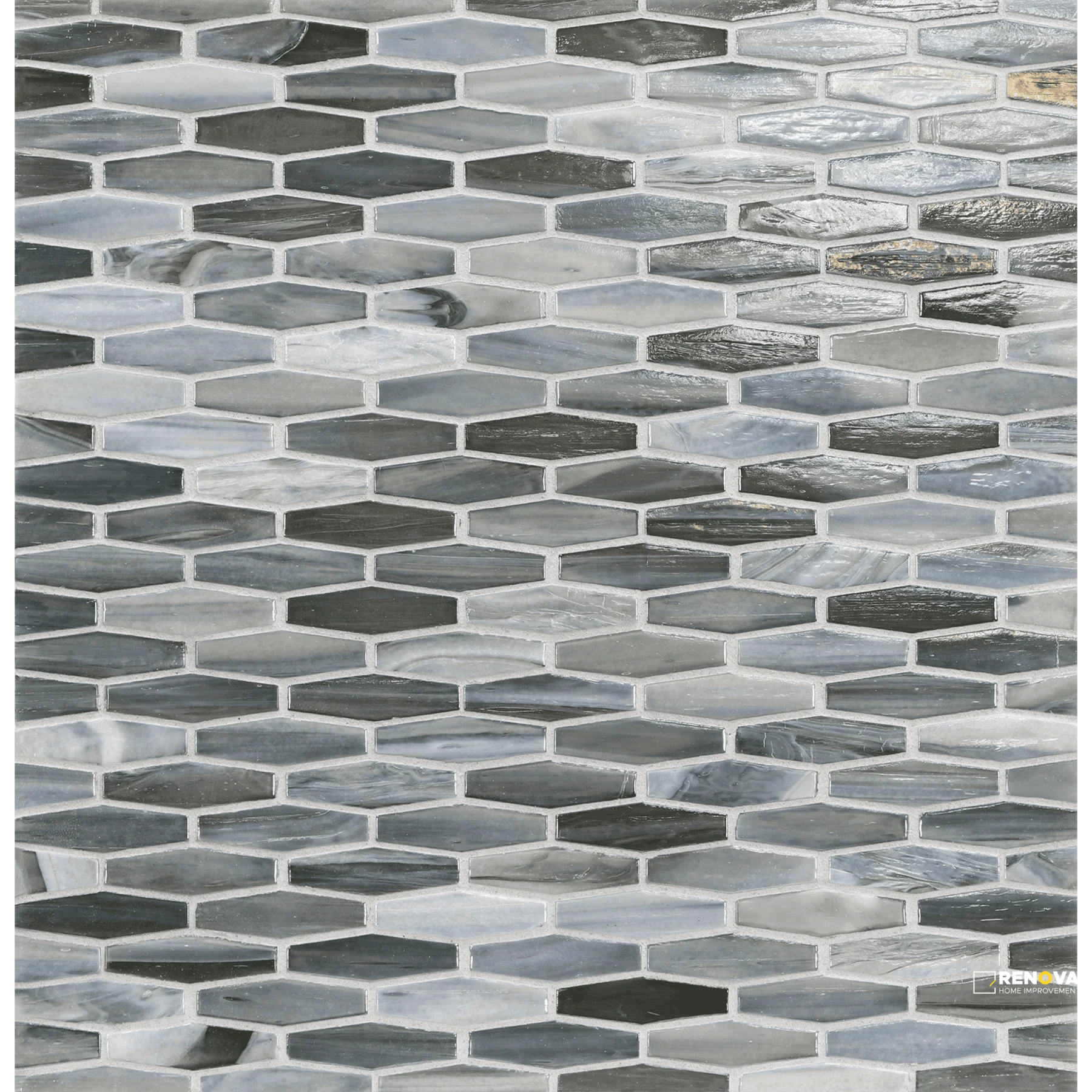 LUNADA BAY TILE AGATE PISA 5/8X2 MARTINI MOSAIC PEARL - 2