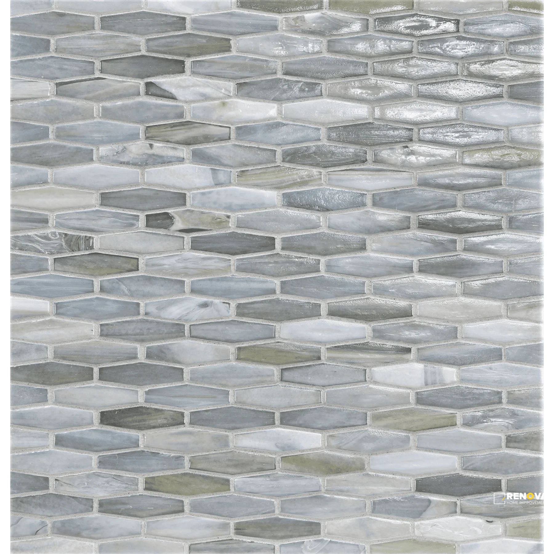 LUNADA BAY TILE AGATE LUCCA 5/8X2 MARTINI MOSAIC PEARL - 2