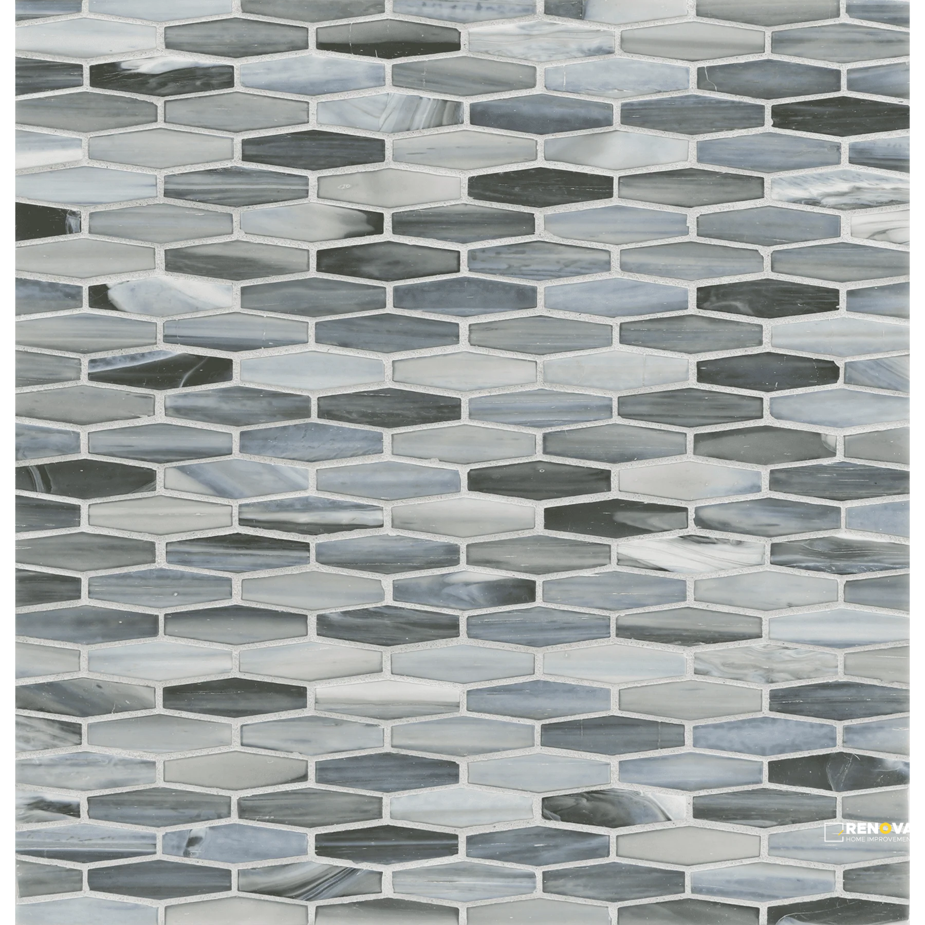 LUNADA BAY TILE AGATE PISA 5/8X2 MARTINI MOSAIC SILK - 2