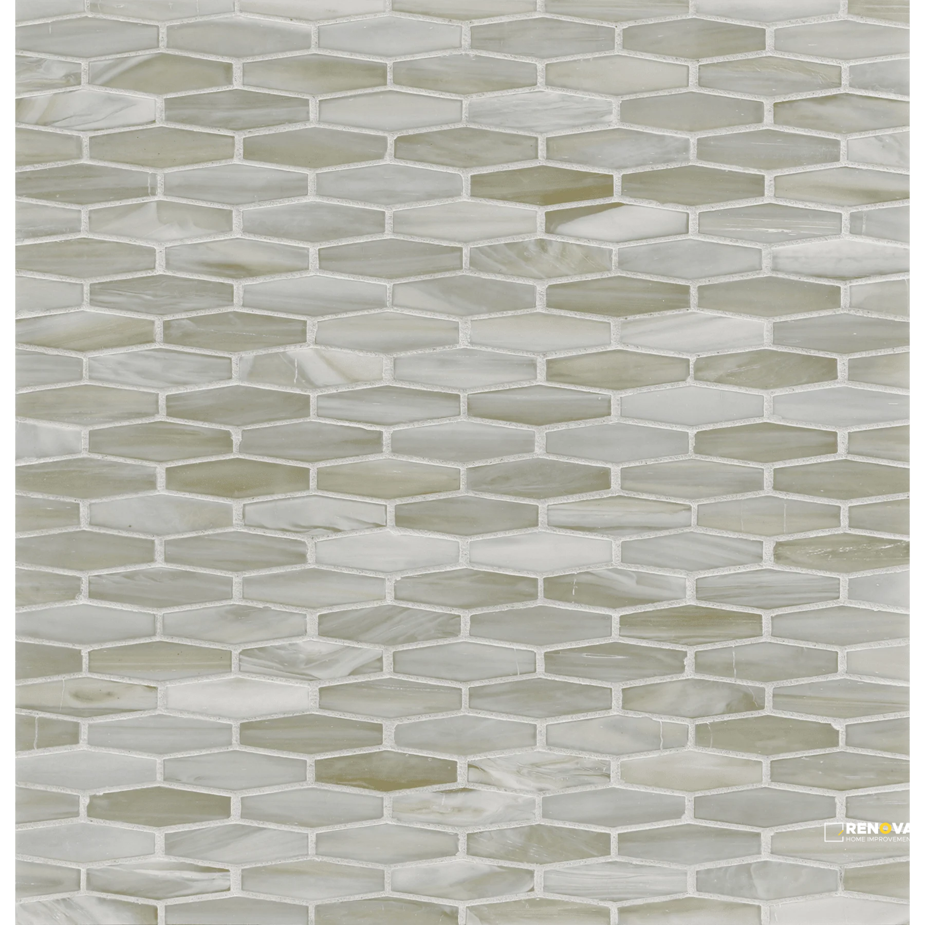 LUNADA BAY TILE AGATE CORTONA 5/8X2 MARTINI MOSAIC SILK - 2