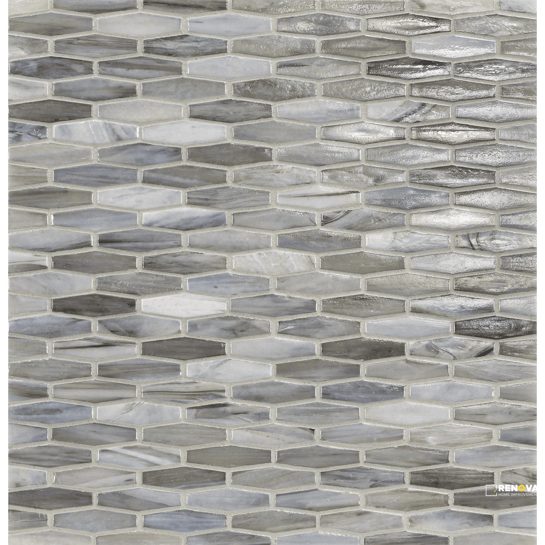 LUNADA BAY TILE AGATE BARI 5/8X2 MARTINI MOSAIC PEARL - 2