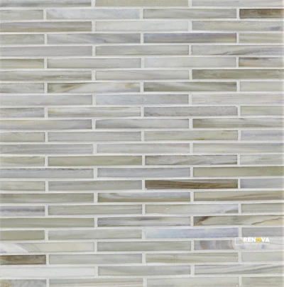 LUNADA BAY TILE AGATE CORTONA 1/2X4 BRICK MOSAIC SILK - 2