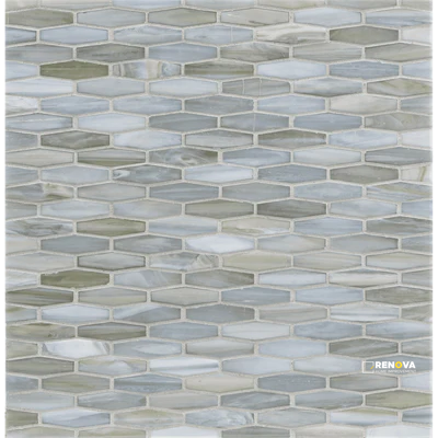 LUNADA BAY TILE AGATE LUCCA 5/8X2 MARTINI MOSAIC SILK - 2