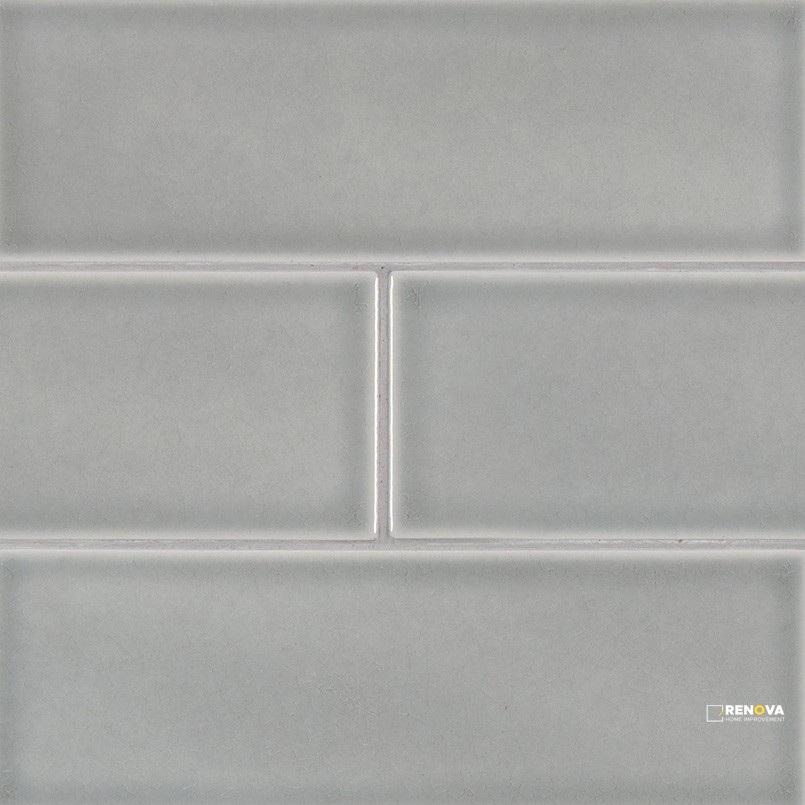 MORNING FOG GLAZED HANDCRAFTED 4X12 ( 1.998 SF PER BOX ) - 5