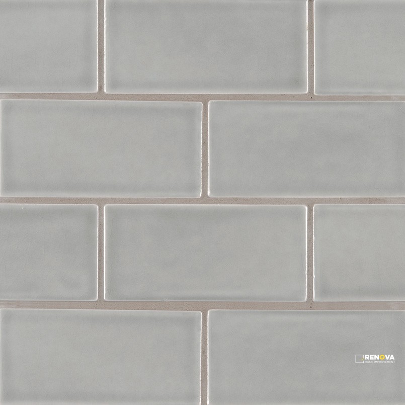 MORNING FOG GLAZED HANDCRAFTED 3X6 ( 1 SF PER BOX ) - 3