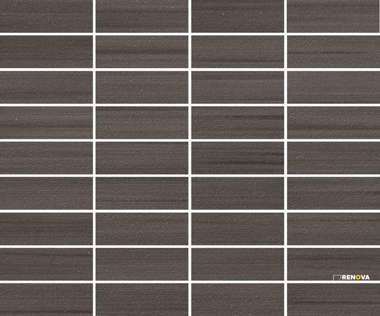 GAZZINI MET BROWN 1X3 STACKED MOSAIC .8611 SF PER SHT - 3