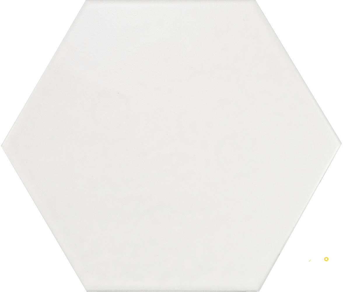 EQUIPE HEXATILE BLANCO 7X8 HEXAGON FIELD MATTE - 3