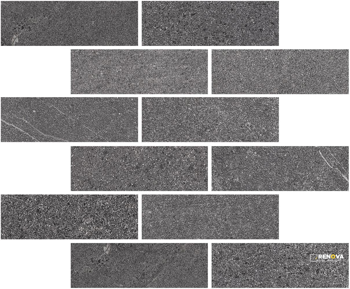 PORTOBELLO ST MARTIN ASH 2X6 STAGGERED MOSAIC MATTE .92 SF/SHT - 2