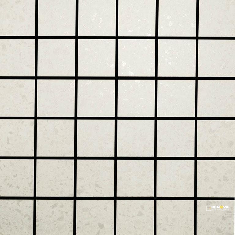 CROSSVILLE ALASKA ICE 2X2 MOSAIC UNPOLISHED .975 SF/SHT