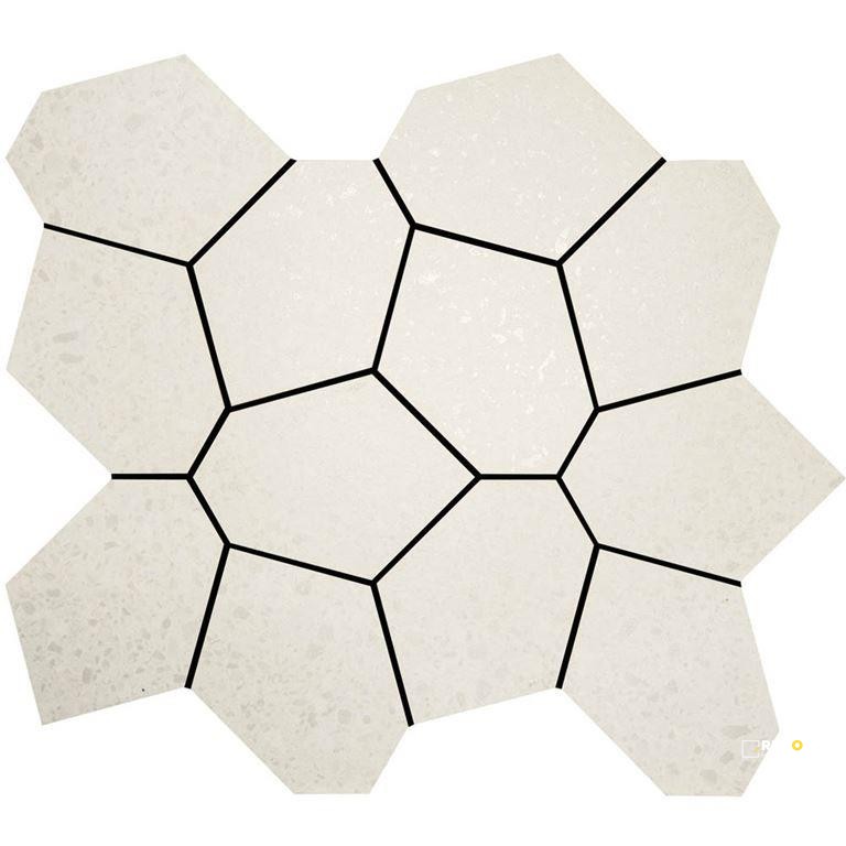 CROSSVILLE ALASKA ICE POLYGON MOSAIC UNPOLISHED   1.26 SF/SHT - 2