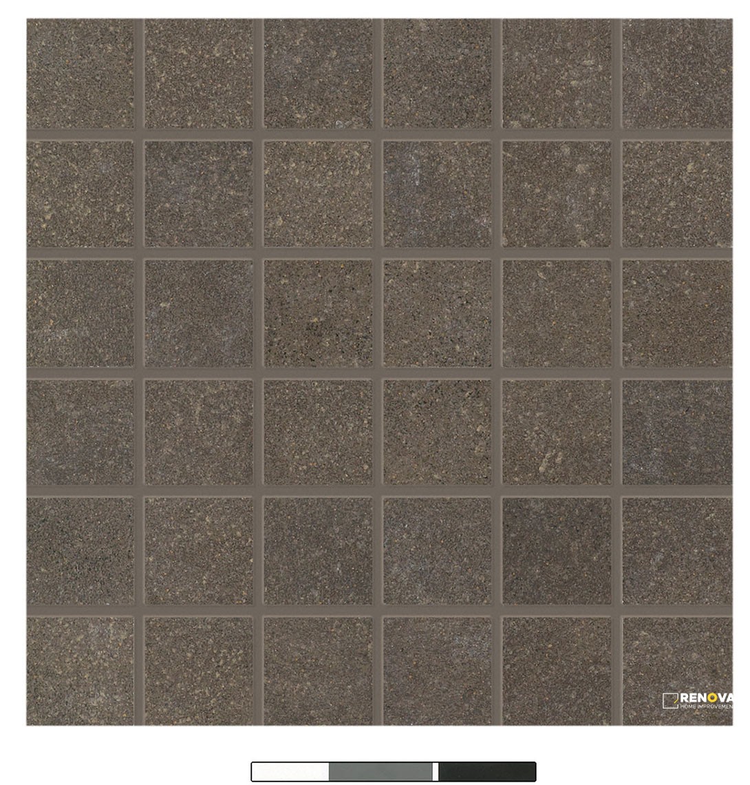 CROSSVILLE MAIN STREET BISTRO BROWN 2X2 MOSAIC UNPOLISHED - 2