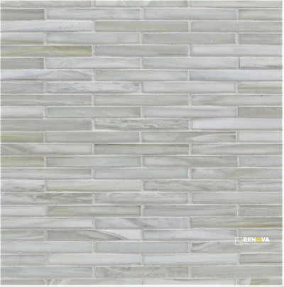 LUNADA BAY TILE AGATE ASOLO 1/2X4 BRICK MOSAIC SILK - 2