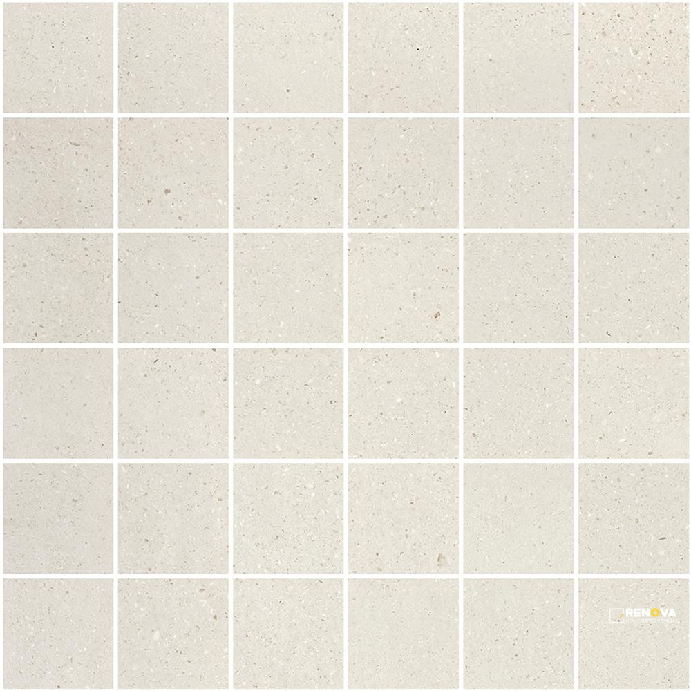 PORTOBELLO CEMENT BLOCK WHITE 2X2 MOSAIC MATTE .956 SF/SHT - 2