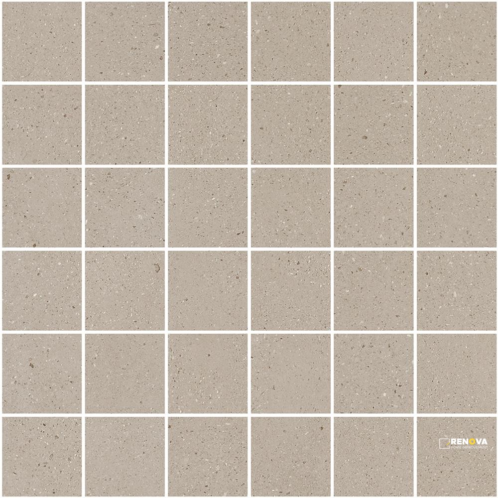 PORTOBELLO CEMENT BLOCK FOGGY 2X2 MOSAIC MATTE .956 SF/SHT - 3