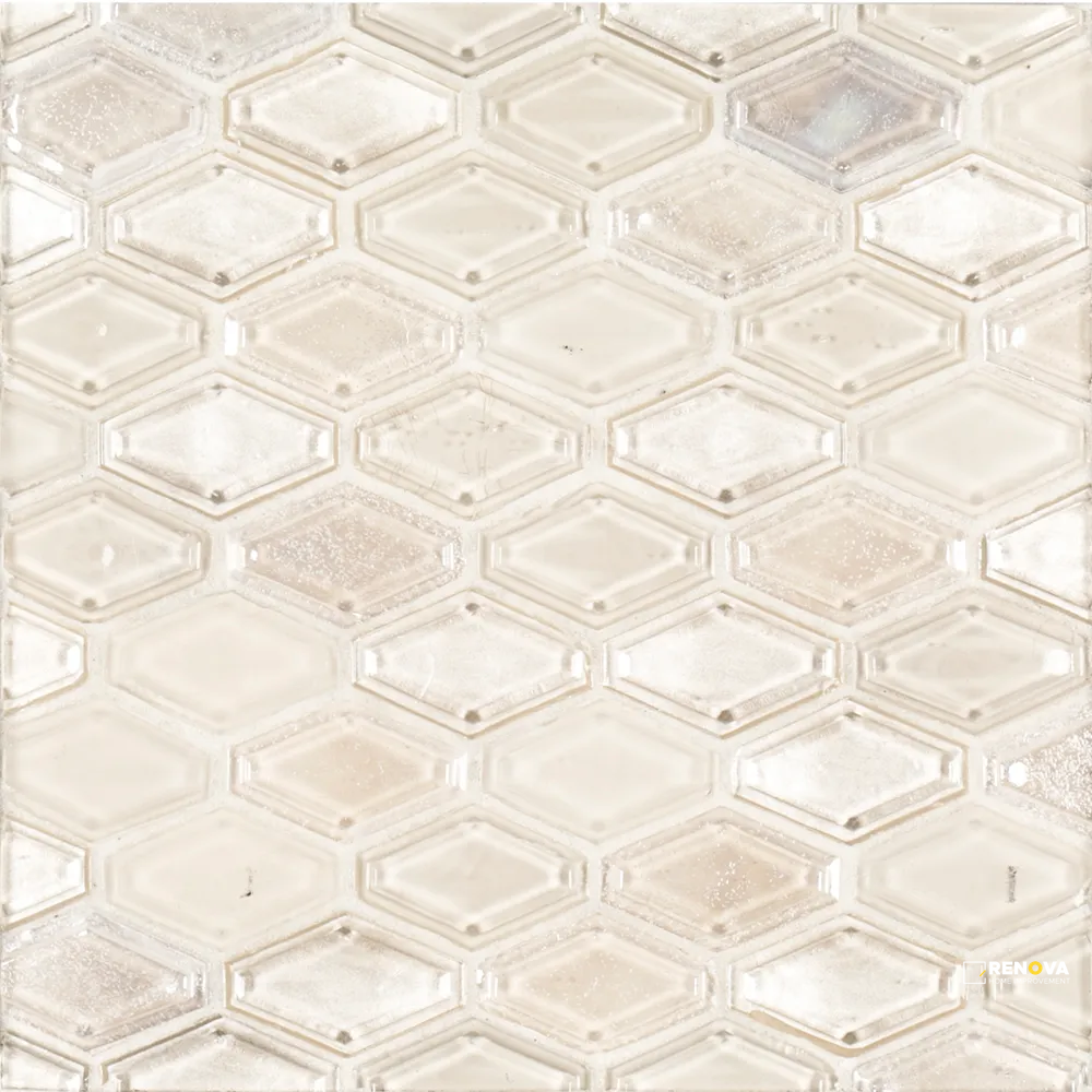 CHAPTER 1 - SUITE GLASS BEVELED ELONGATED HEX 10-1/2" X 11-3/8" - 11