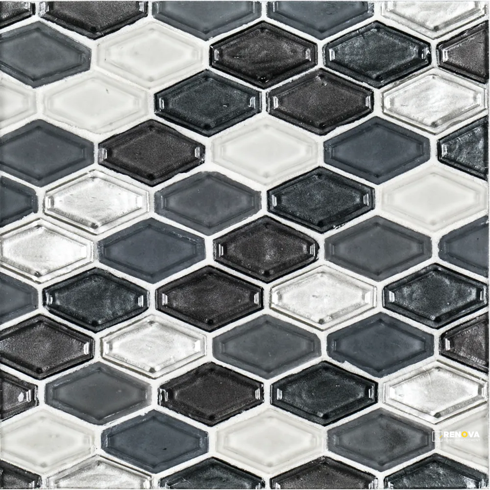 CHAPTER 1 - SUITE GLASS BEVELED ELONGATED HEX 10-1/2" X 11-3/8" - 13