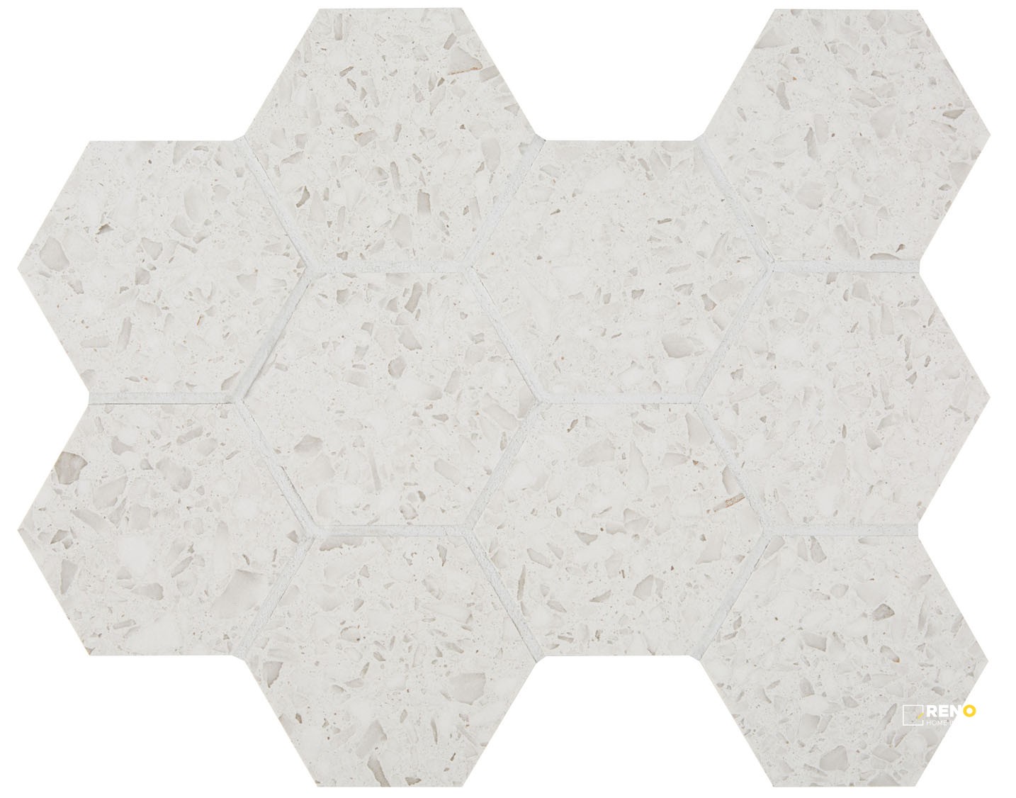 TERRAZZO HEXAGON MOSAIC 4" - 2