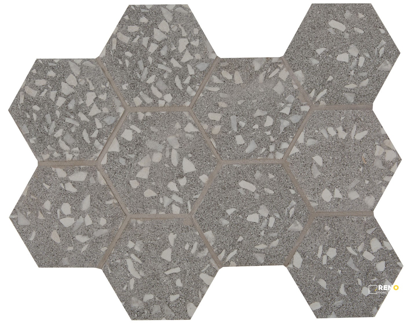 TERRAZZO HEXAGON MOSAIC 4" - 4