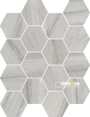 ENCHANT POLISHED HEXAGON MOSAIC 10" X 11.75" - M3X3HEX - FLOTIL1079 - 3