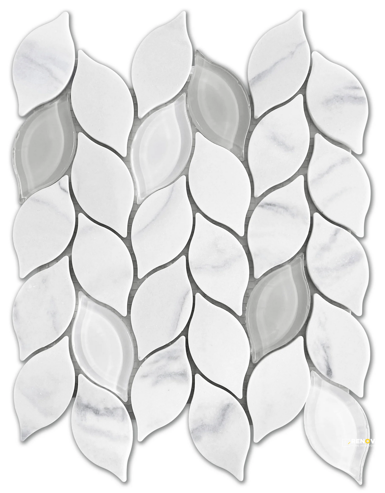 LAMOUR POLISHED 2X3 LEAF MOSAIC 10X12 - 3