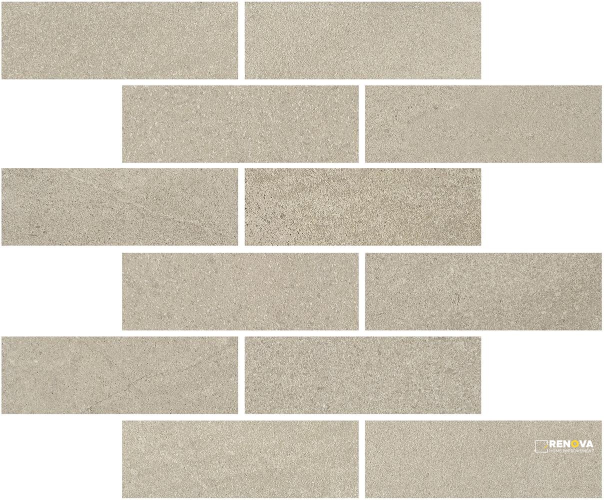 PORTOBELLO ST MARTIN GREIGE 2X6 STAGGERED MOSAIC MATTE .92 SF/SHT - 2
