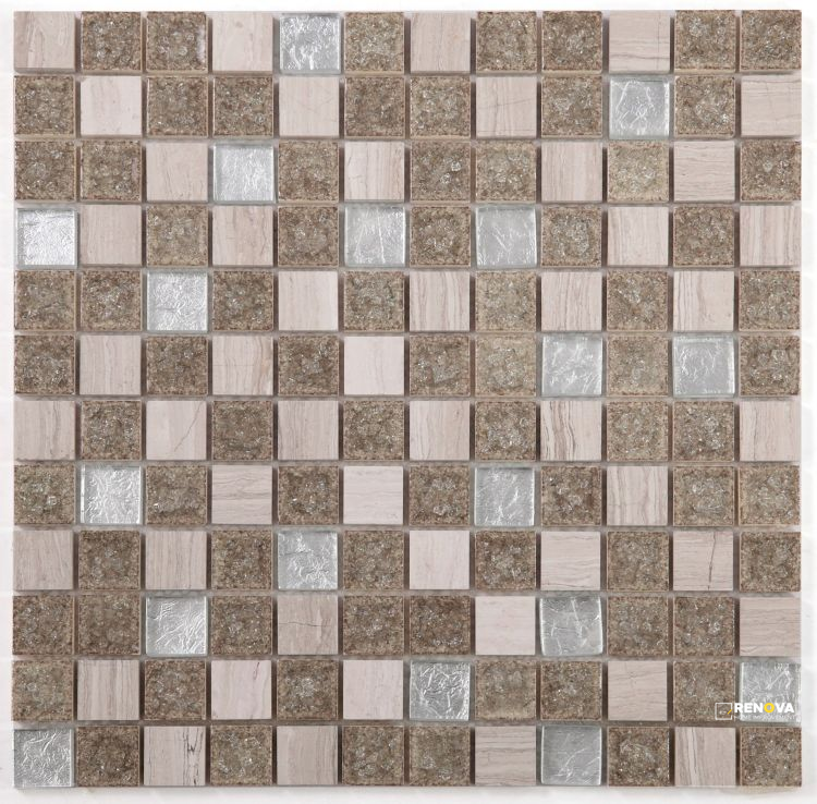 SWISS GREY NEW MOSAIC 11.75" X 11.75" - 5