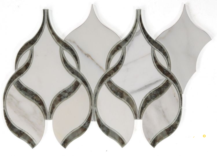 PRESTIGE MIRROR CALACATTA MOSAIC 7.25" X 11.75" - 5