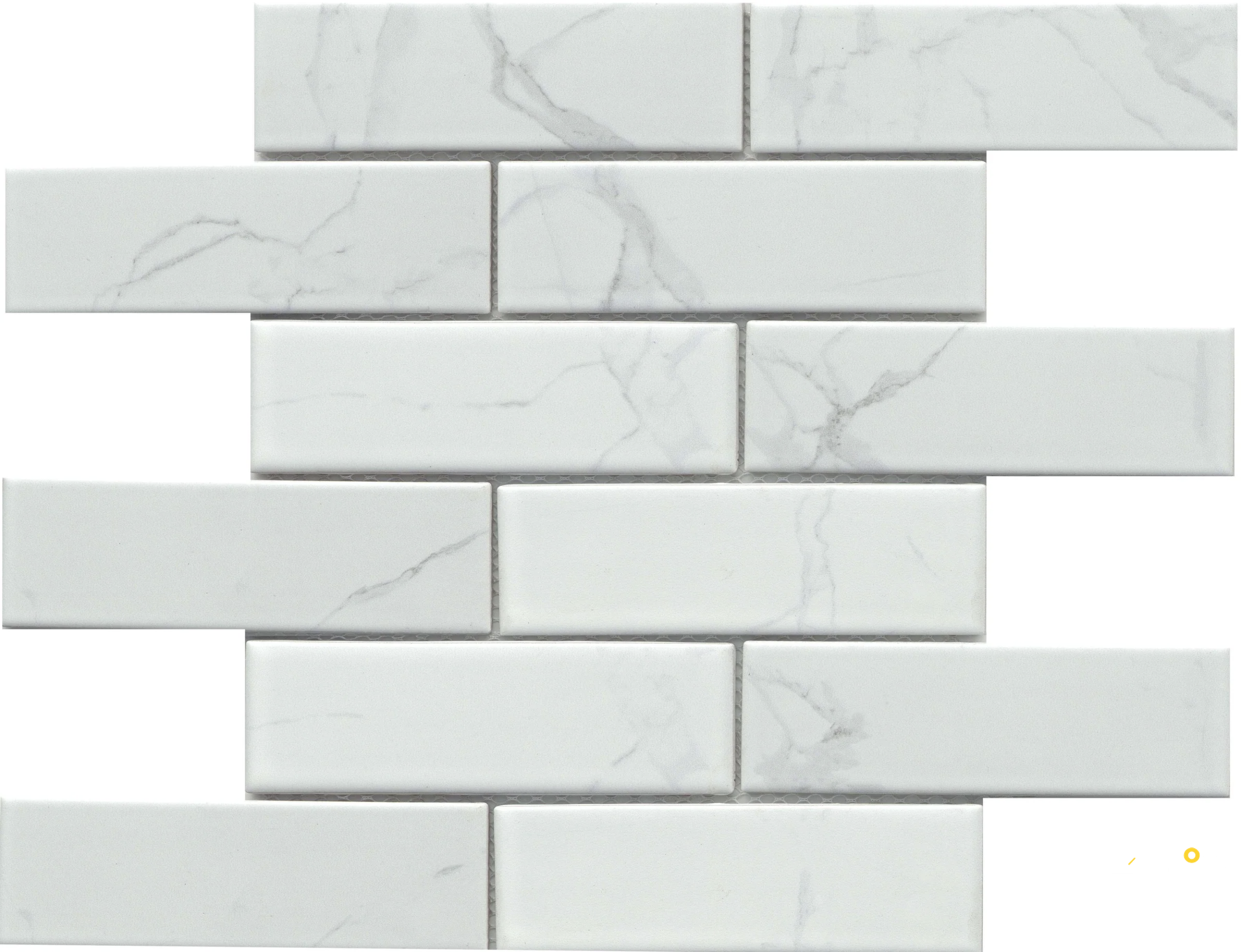 ELEGAN MATTE 2X6 OFFSET MOSAIC 11X12 - 4