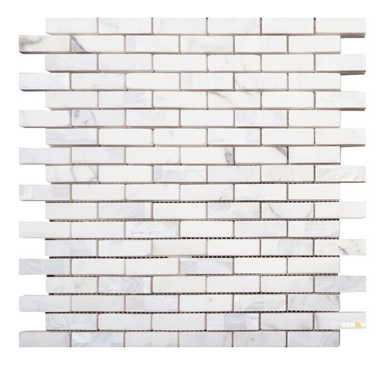 DIANA LINEAR CALACATTA MOSAIC 11.75" X 12" - 2